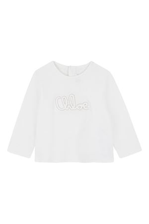 white cotton tow-piece CHLOÉ KIDS | C20719N68